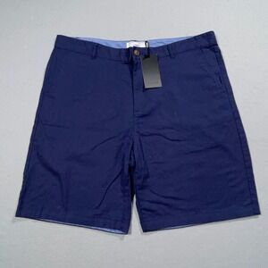 Five Four Balsam Shorts Men 38 Classic Fit Navy Blue Casual Preppy Summer NWT